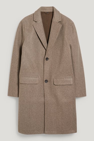 Herren - Mantel - taupe
