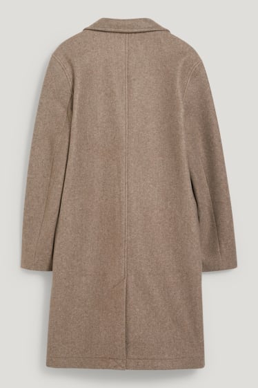 Herren - Mantel - taupe