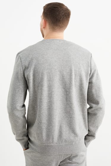 Hommes - Sweat - gris clair chiné