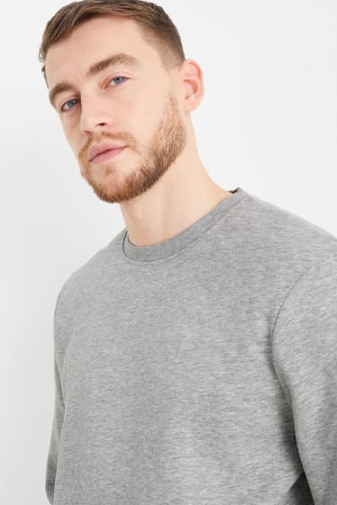 Hommes - Sweat - gris clair chiné