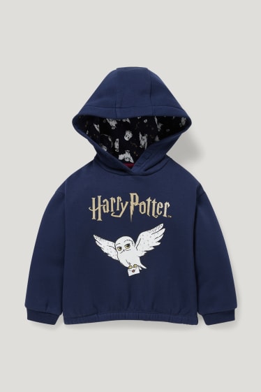 Małe dziewczynki - Harry Potter - bluza z kapturem - ciemnoniebieski