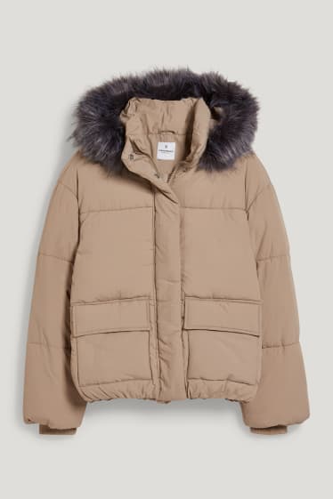 Clockhouse Girls - CLOCKHOUSE - giacca trapuntata con cappuccio - beige