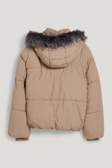 Clockhouse Girls - CLOCKHOUSE - giacca trapuntata con cappuccio - beige