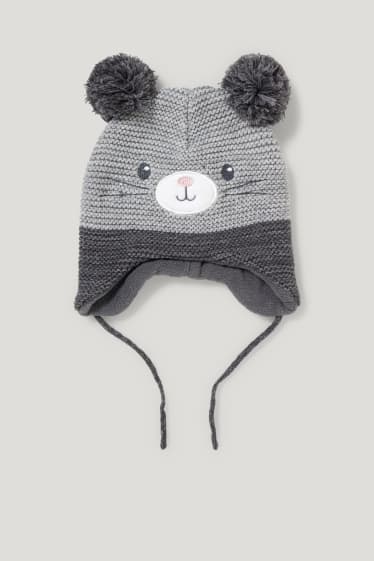 Baby Girls - Baby hat - gray-melange