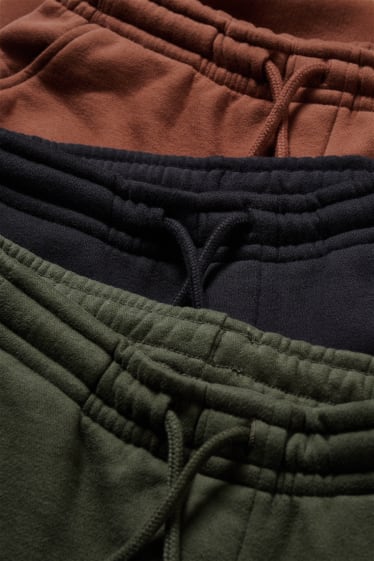 Bambini: - Confezione da 3 - pantaloni sportivi - verde scuro / blu scuro
