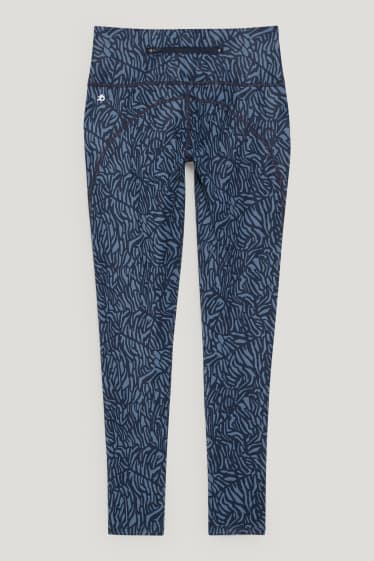 Women - Active leggings - Compressive - fitness - 4 Way Stretch - dark blue