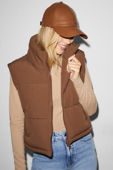 Clockhouse Girls - CLOCKHOUSE - cappellino - similpelle - marrone