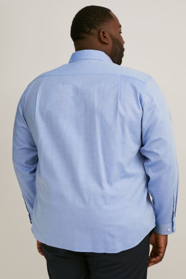 Uomo XL - Camicia business - regular fit - collo all'italiana - azzurro