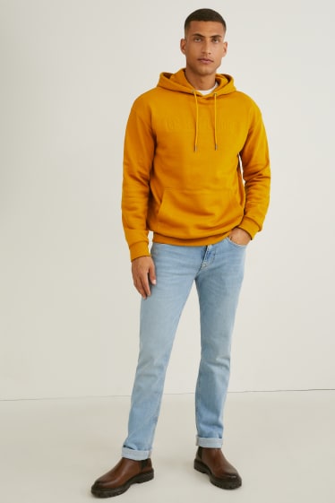 Hommes - Sweat à capuche - havane