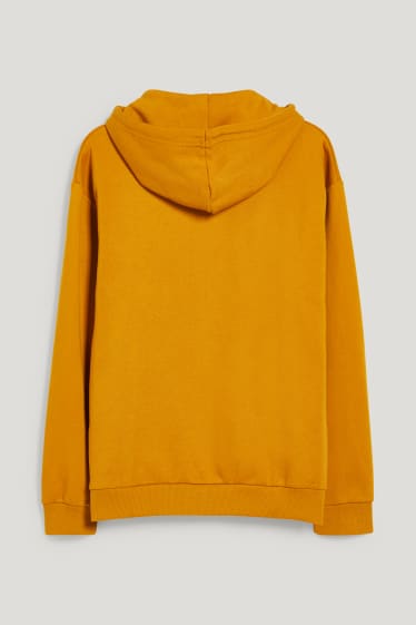 Hommes - Sweat à capuche - havane