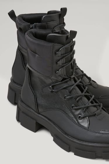 Donna - Stivaletti - similpelle - nero