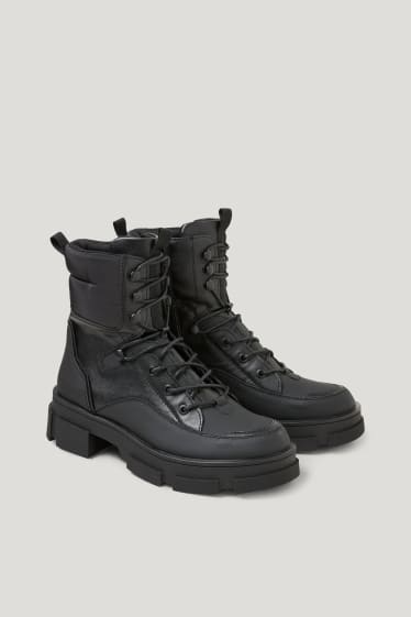 Donna - Stivaletti - similpelle - nero