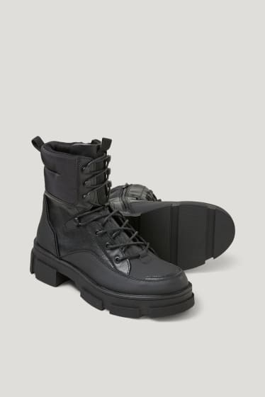 Donna - Stivaletti - similpelle - nero