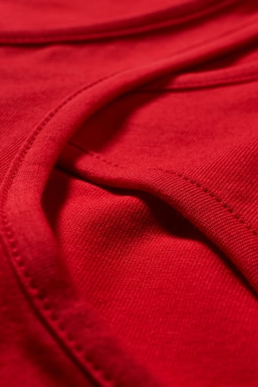Exclusiu online - CLOCKHOUSE - top crop - vermell