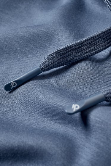 Damen - Hoodie - Yoga - recycelt - blau