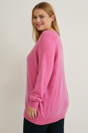 Femmes - Pull en cachemire - rose