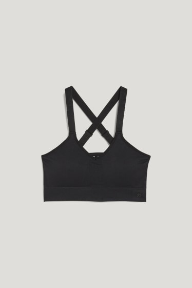 Dona - Sostenidors tècnics - enconxats - ioga - 4 Way Stretch - negre