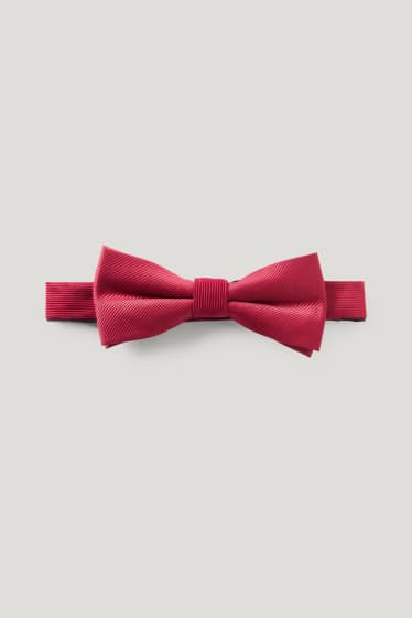 Uomo - Farfallino - rosso scuro