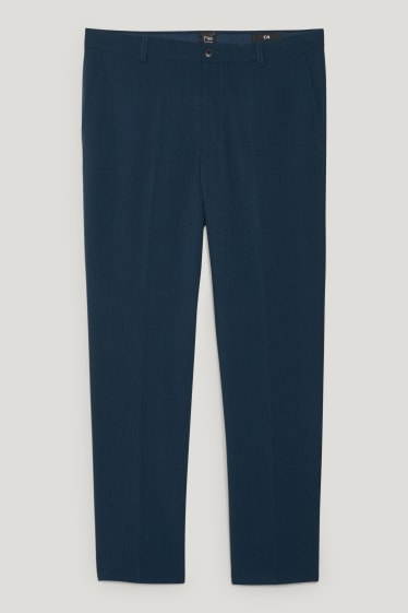 Uomo - Pantaloni coordinabili - slim fit - Flex - LYCRA® - blu scuro