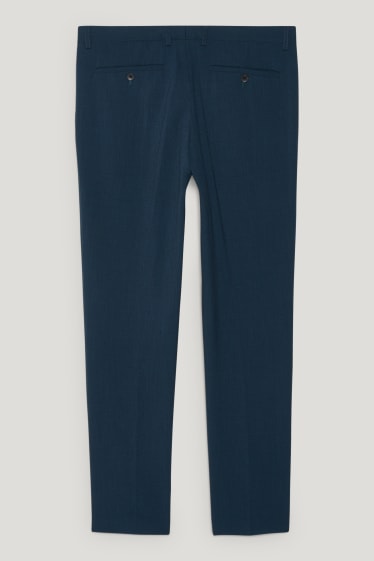 Uomo - Pantaloni coordinabili - slim fit - Flex - LYCRA® - blu scuro