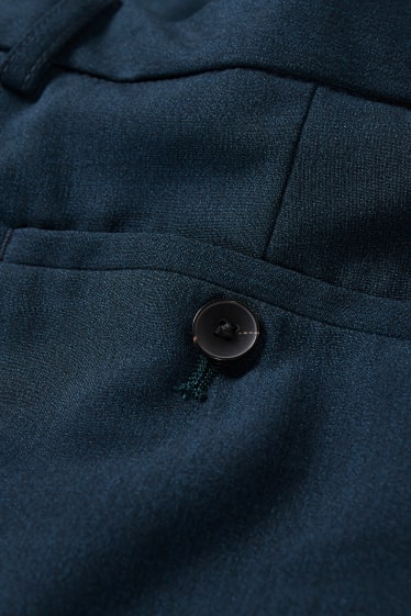 Uomo - Pantaloni coordinabili - slim fit - Flex - LYCRA® - blu scuro