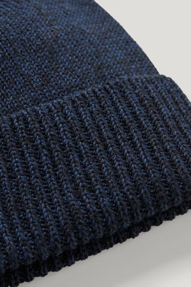 Uomo - Berretto - blu scuro