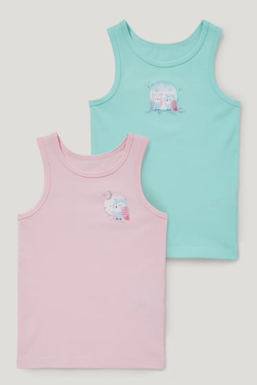Toddler Girls - Multipack of 2 - vest - rose