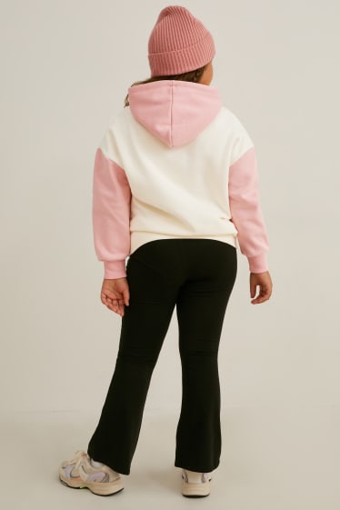 Niñas - Tallas extendidas - Harry Potter - set - sudadera con capucha y leggings - negro / blanco