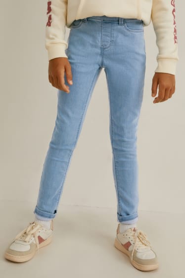 Filles - Lot de 2 - jeans jegging - jean bleu
