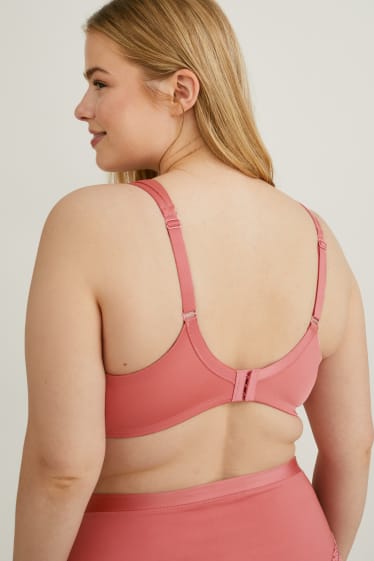 Women - Underwire bra - orange-red