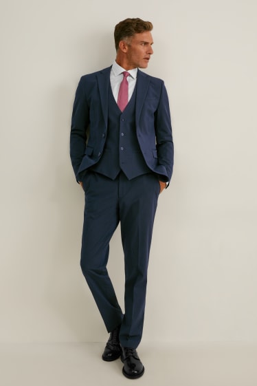 Heren - Broek uit het combi-systeem - regular fit - LYCRA® - Mix & Match - donkerblauw
