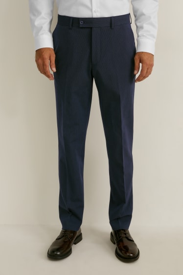 Men - Mix-and-match trousers - regular fit - LYCRA® - dark blue
