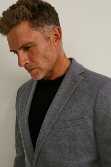 Men - Mix-and-match tailored jacket - slim fit - Flex - LYCRA® - recycled - dark gray