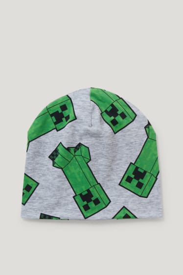 Nen petit - Minecraft - gorra - gris clar jaspiat