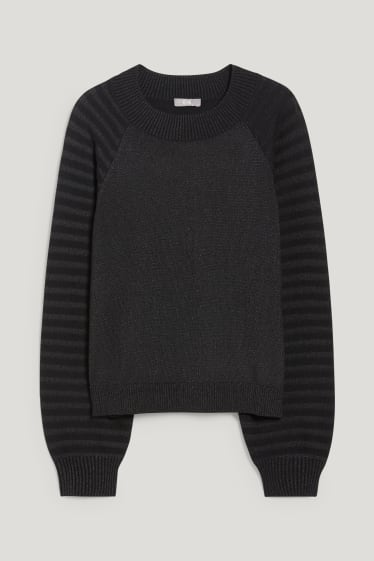 Mujer - Jersey - reciclado - negro