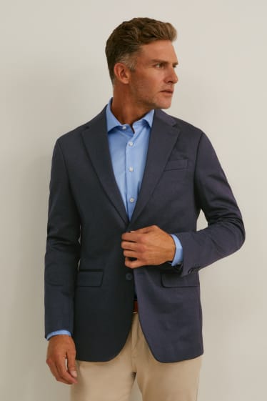 Hommes - Veste de costume - regular fit - bleu foncé