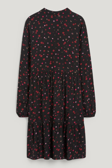 Donna - CLOCKHOUSE - vestito - a fiori - nero