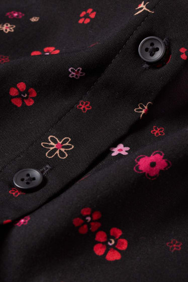 Donna - CLOCKHOUSE - vestito - a fiori - nero