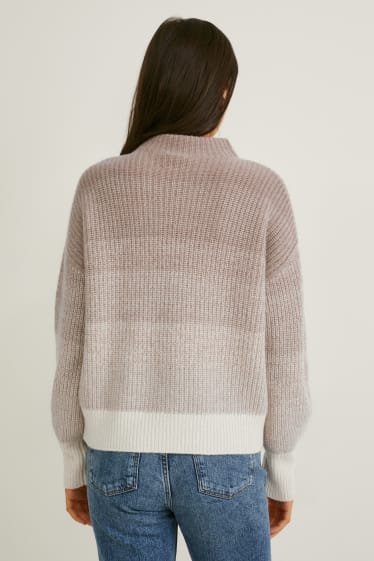 Damen - Kaschmir-Pullover - pearl