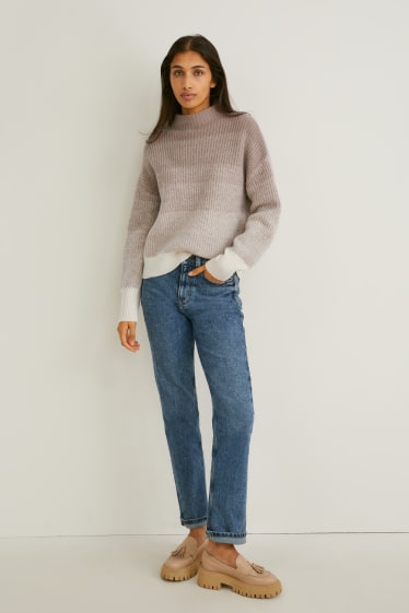 Damen - Kaschmir-Pullover - pearl