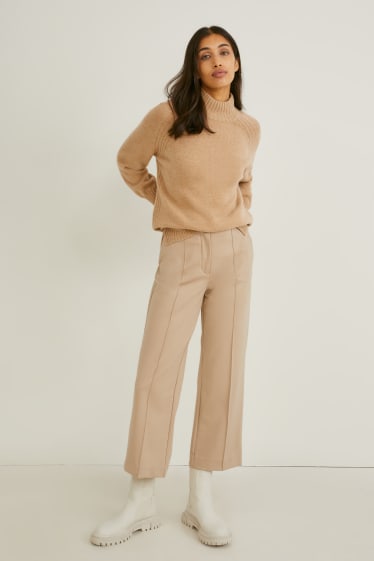 Mujer - Jersey de cachemir - marrón claro