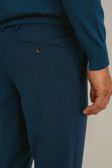 Uomo - Pantaloni coordinabili - slim fit - Flex - LYCRA® - blu scuro