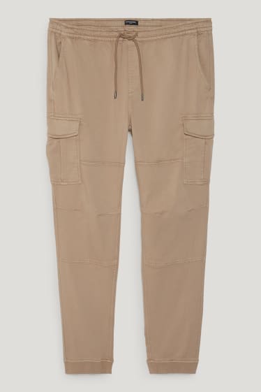 Exclu web - CLOCKHOUSE - pantalon cargo - slim fit - beige