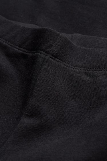 Bambine: - Confezione da 2 - leggings - nero