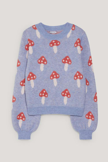 Clockhouse femme - CLOCKHOUSE - pull - à motif - bleu