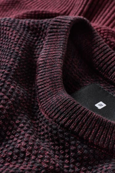 Esclusiva online - CLOCKHOUSE - maglione - rosso scuro