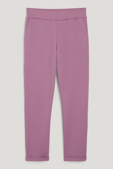 Damen - Jersey-Hose - Skinny Fit - violett