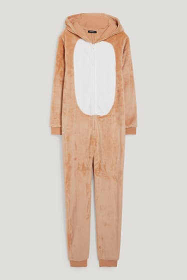 Clockhouse Girls - CLOCKHOUSE - kerst-onesie - lichtbruin