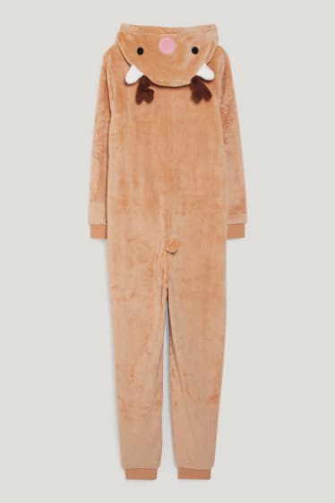 Clockhouse Girls - CLOCKHOUSE - kerst-onesie - lichtbruin