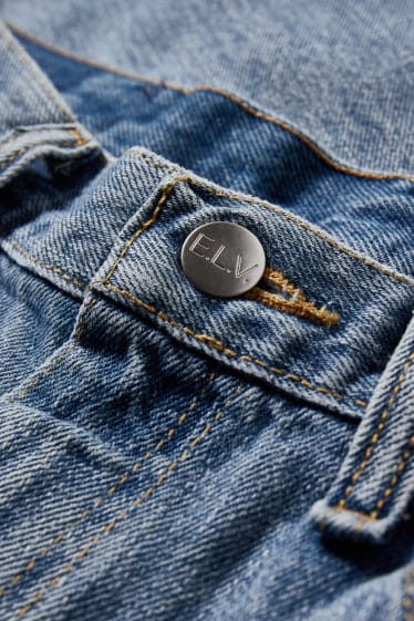 Mujer - E.L.V. Denim - straight jeans - high waist - unisex - vaqueros - azul claro